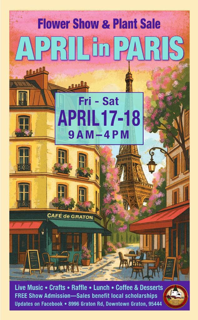 Flower Show "April in Paris" image April17-18 2026